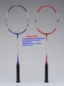 Nano 9910 blue or red strung (39 euros)